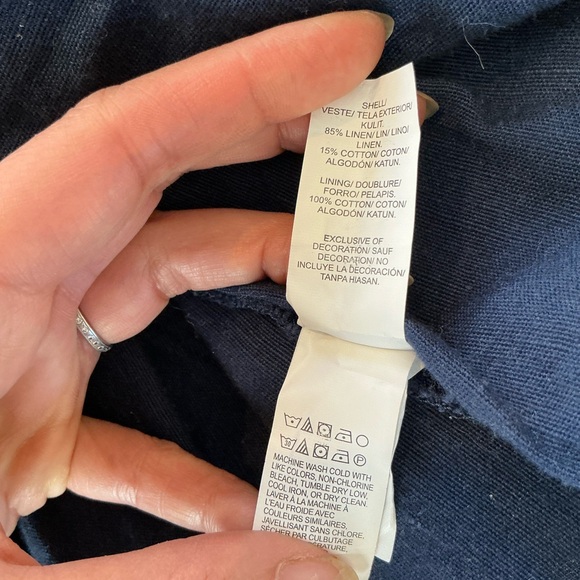 NWT Lucky Brand Boho Top Jacket Women's M Peplum Tassels Rivets Embroidered Trim - Picture 9 of 12